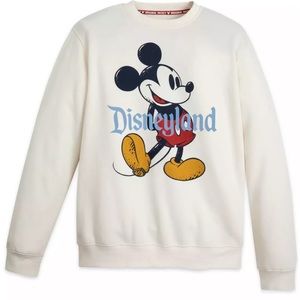 NWT Disneyland Classic Mickey Mouse Pullover Sweatshirt